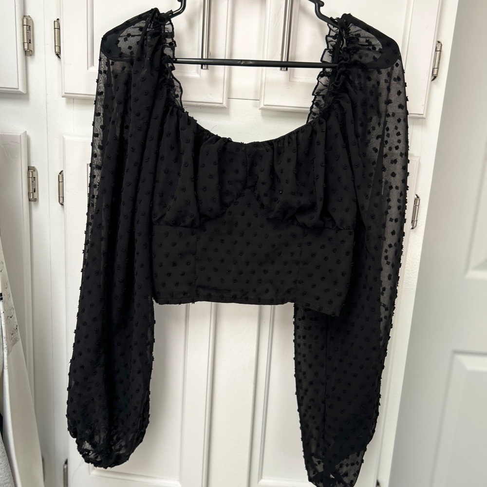 Long sleeve cropped